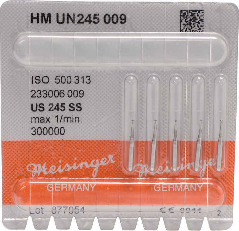 HM-Bohrer UN245  Packung  5 Stück FGS, Figur 233, 2,9 mm, ISO 009