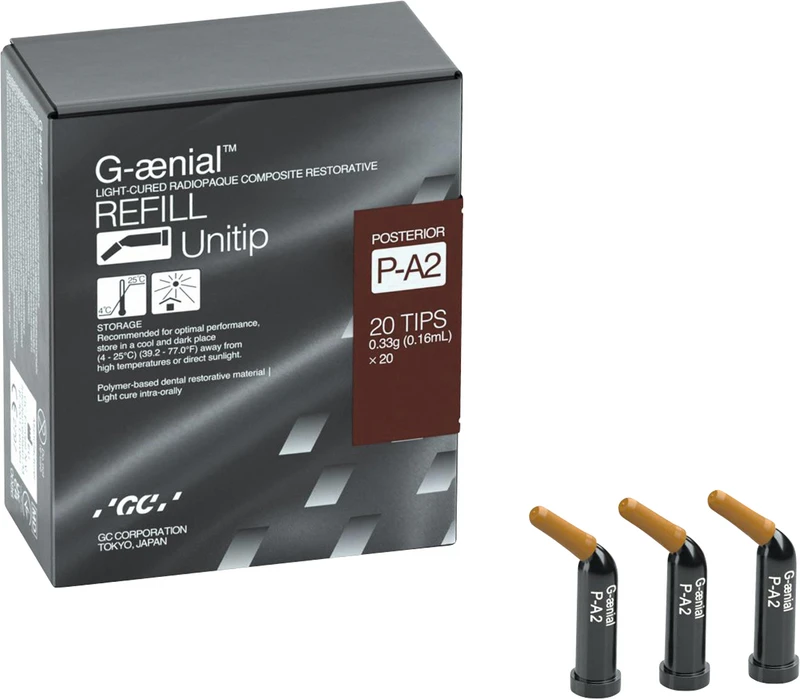 GC G-ænial®  Packung  20 x 0,33 g Unitip Posterior P-A3