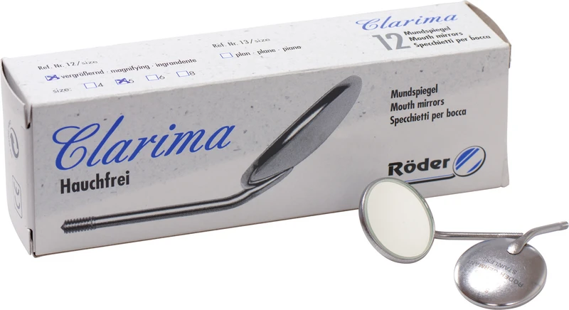 Mundspiegel Clarima  Packung  12 Stück klar, hohl 5