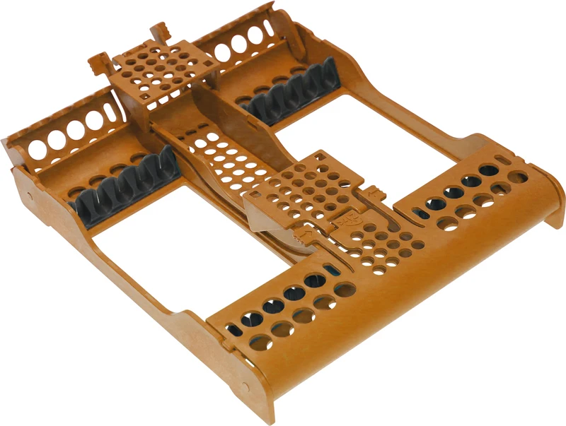 E-Z Jett Kassetten  Stück  20,2 x 17,9 x 3 cm, für 10 Instrumente kupfer