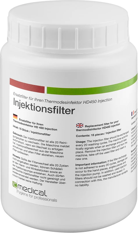 Injektionsfilter  Dose  15 Filter