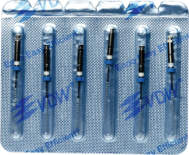 FlexMaster® Instrumente  Packung  6 Stück 25 mm, Taper.02 ISO 015