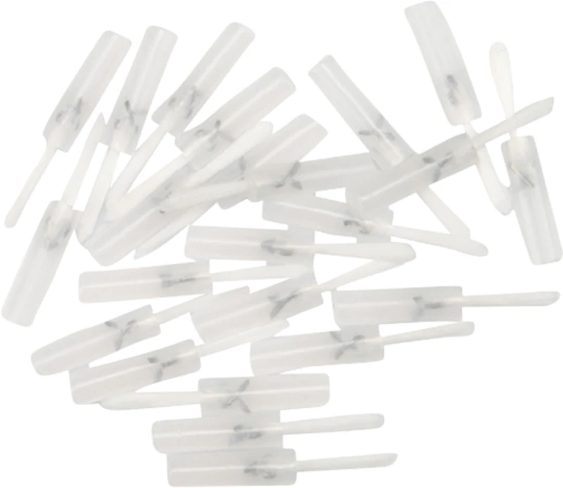 Pinseleinsätze  Packung  100 Stück weiß, medium