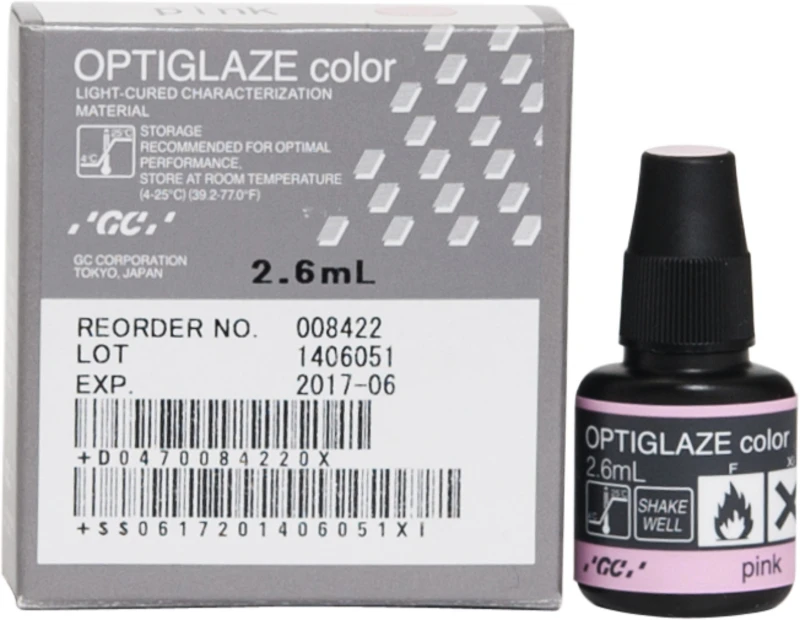 GC OPTIGLAZE® color  Flasche  2,6 ml pink