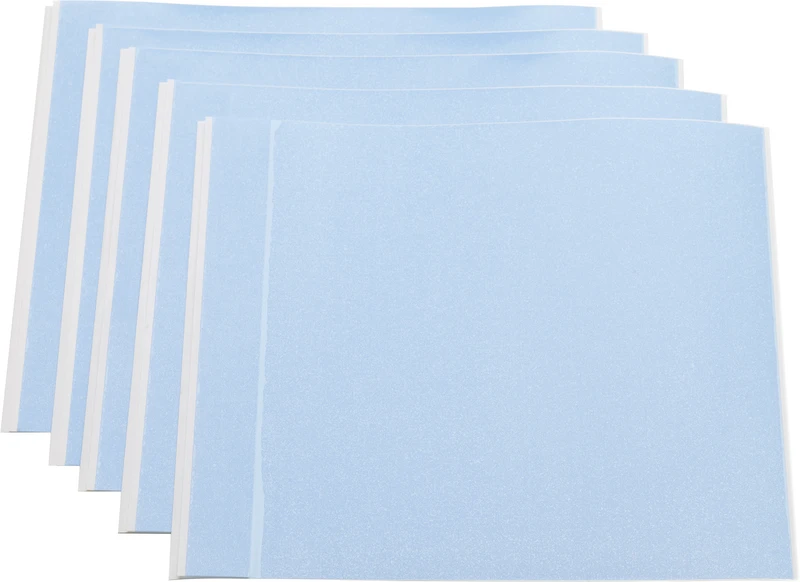 Schutzfolie selbstklebend  Packung  50 Stück hellblau-transparent, 20 x 20 cm