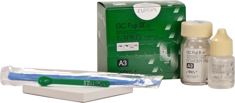 GC Fuji® IX GP  Einführungspackung  15 g Pulver A3, 6,4 ml Flüssigkeit, Zubehör