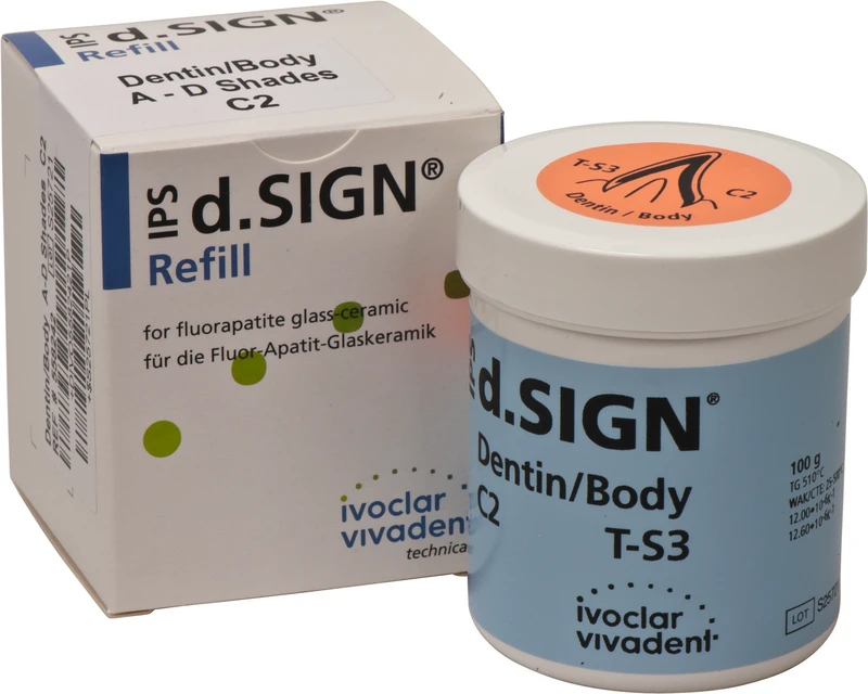 IPS d.SIGN®  Dose  100 g Pulver dentin A-D C2