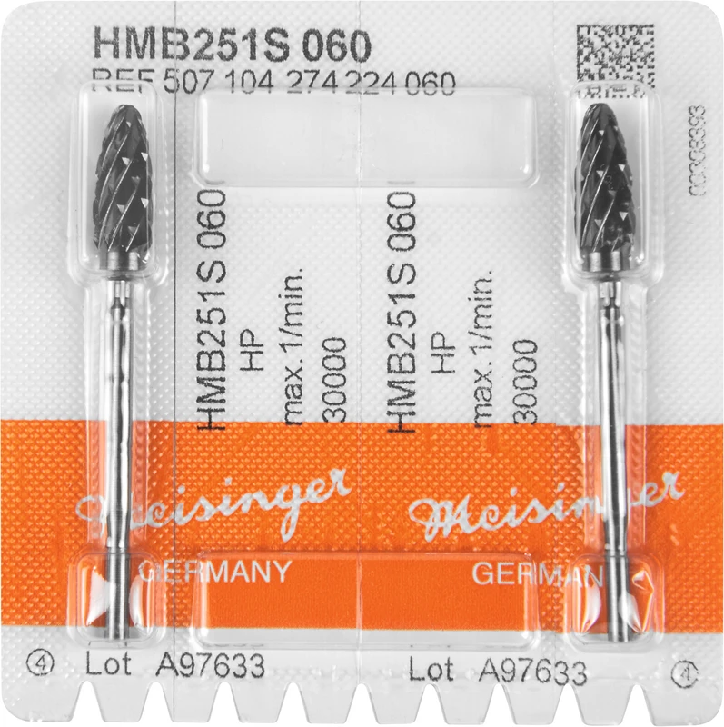 Black Cobra HM 251  Packung  2 Stück kreuzverzahnt, schwarz super grob, HP, Figur 274, 14,7 mm, ISO 060