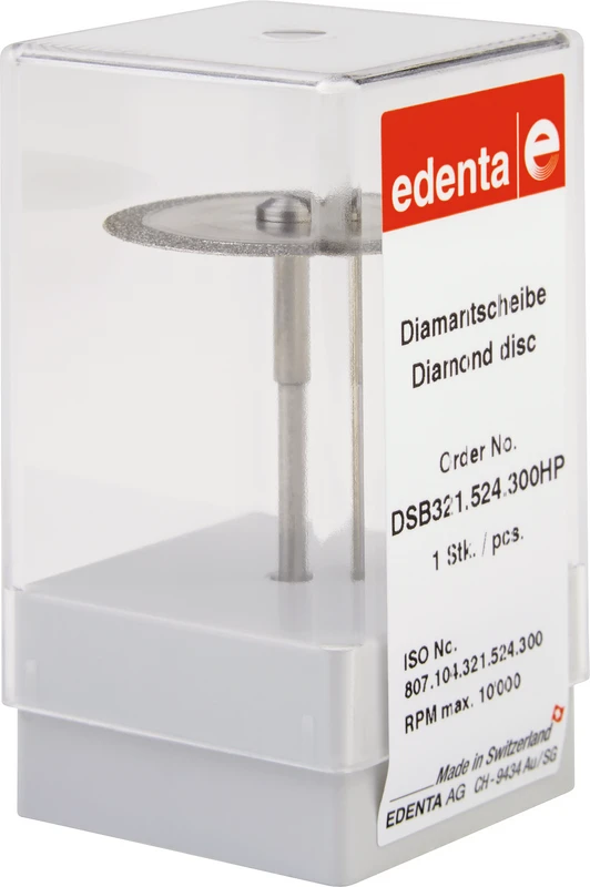 Sinterdiamant Scheiben DSB 321  Stück  randgesintert, HP, Figur 321, 0,3 mm, ISO 300