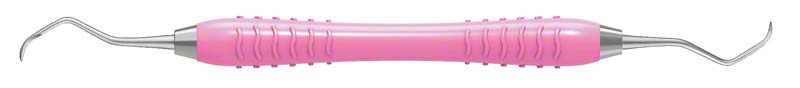 Omni Kürette  Stück  universal, Figur M23A, Silikongriff pink