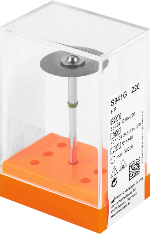 Sinterdiamant S941  Stück  grün grob, HP, Figur 345, 0,5 mm, ISO 220