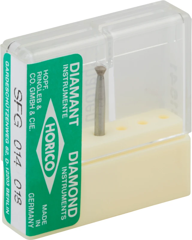 Sinterdiamantschleifer 014  Stück  SFG, FG, Figur 014, 1 mm, ISO 018