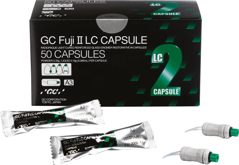 GC Fuji® II LC Capsule Improved  Packung  50 Kapseln A3