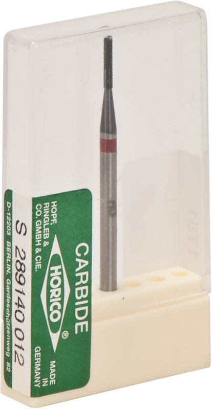 HM-Fräser 289  Stück  schwarz beschichtet, Kreuzverzahnung, rot fein, HP, Figur S289, 8 mm, ISO 012