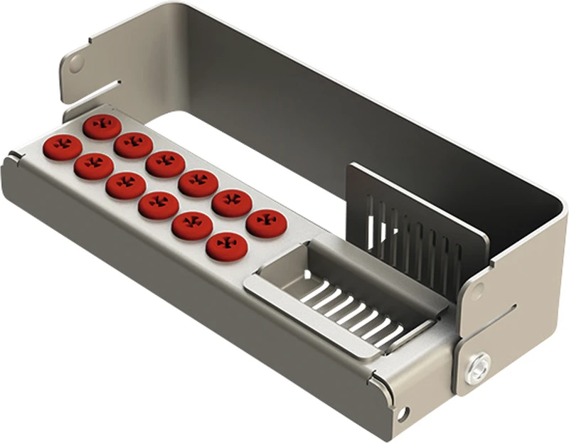 PLUG IN PLUS  Stück  für 12 Instrumente, rot, 10,3 x 2,7 x 3,2 cm