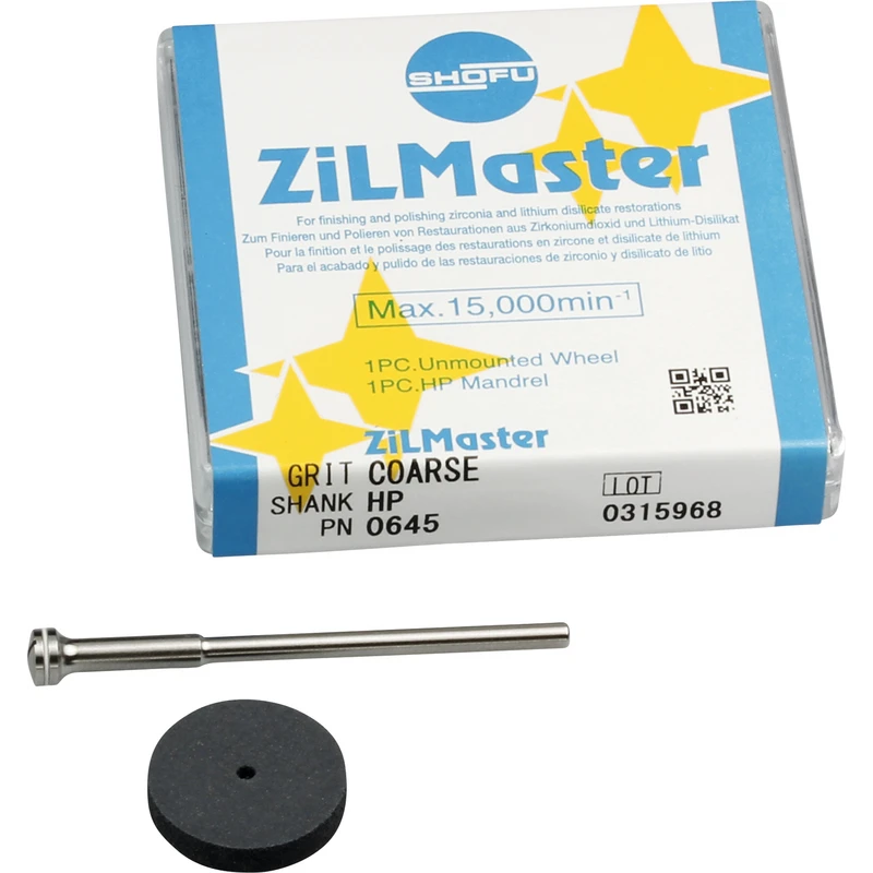 ZiLMaster  Packung  3 Stück unmontiert, grün coarse, Rad, ISO 170