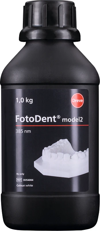 FotoDent® model 2  Flasche  1 kg 385 nm, weiß