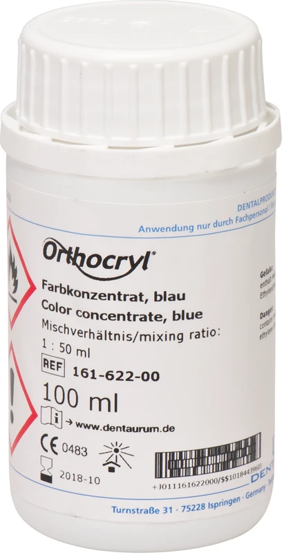 Orthocryl® Farbkonzentrat  Flasche  100 ml Farbkonzentrat blau