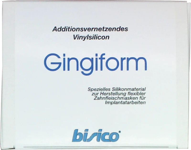 Gingiform  Packung  50 ml Doppelkartusche heavy, rosa, 6 Mischer gelb, 85 ml Seperator