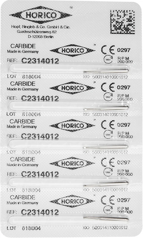 HM-Bohrer C2  Packung  5 Stück FG, Figur 001, ISO 012