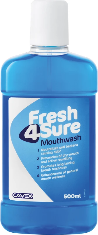 Fresh 4 Sure   Packung  6 x 500 ml Flasche Mundspüllösung