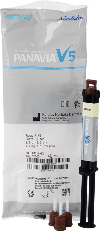 PANAVIA V5  Packung  4,6 ml Spritze clear, 20 Mixing Tips