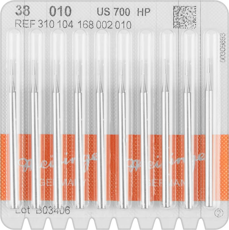 Stahlbohrer 38  Packung  10 Stück HP, Figur 168 konisch, 4,2 mm, ISO 010