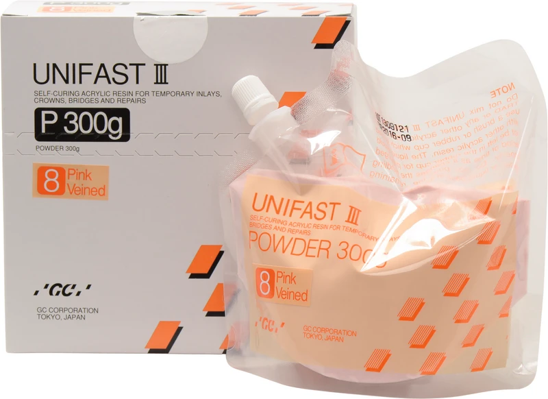 GC UNIFAST III  Nachfüllpackung  300 g Pulver N°8 pink veined