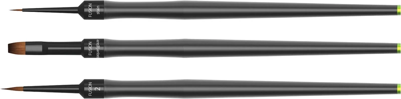 FUSION.brush  Master Kit  3 Pinsel Größe 2