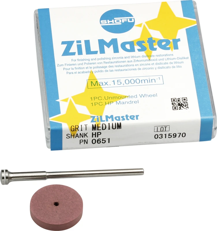 ZiLMaster  Packung  3 Stück unmontiert, blau medium, Rad, ISO 170