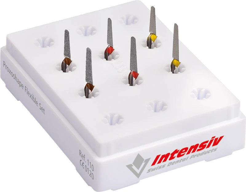 PROXOSHAPE Flexible  Packung  6 Stück lang, 0,1 mm, gelb extra fein, 11 mm, 15 µm