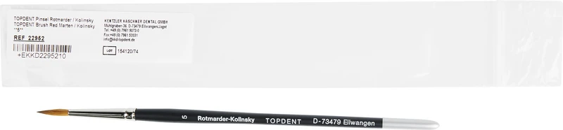 TOPDENT Pinsel Rotmarder Kolinsky  Stück  Nr. 5
