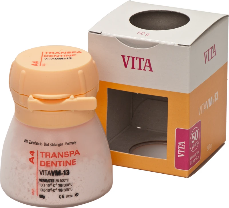 VITA VM® 13 classical A1-D4®  Dose  50 g Pulver transpa dentine A4