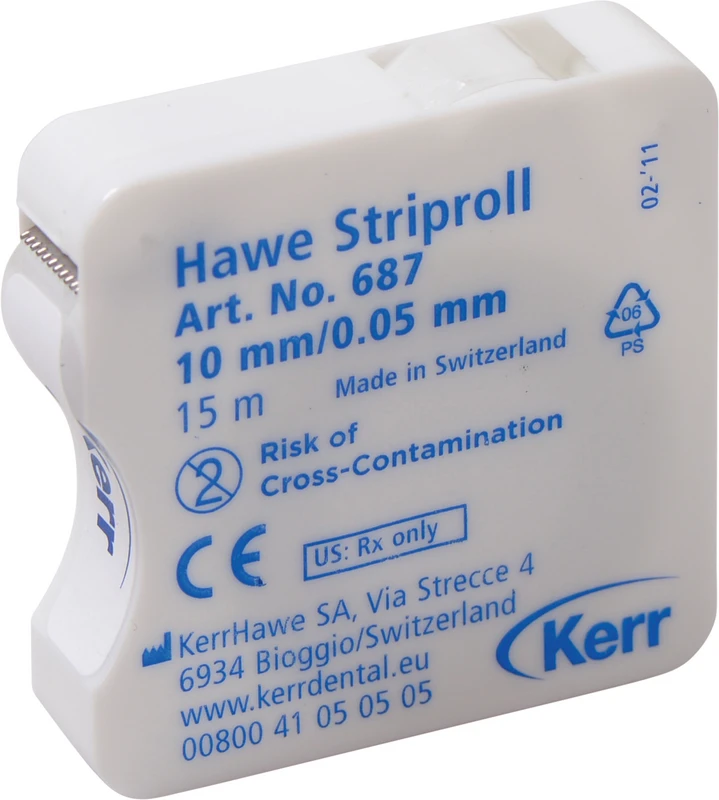 Striproll  Rolle  15 m Strip transparent, Breite 10 mm