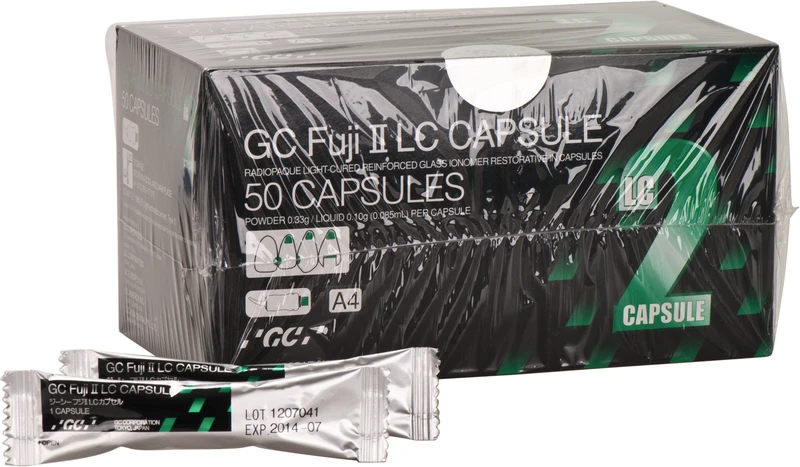 GC Fuji® II LC Capsule Improved  Packung  50 Kapseln A4