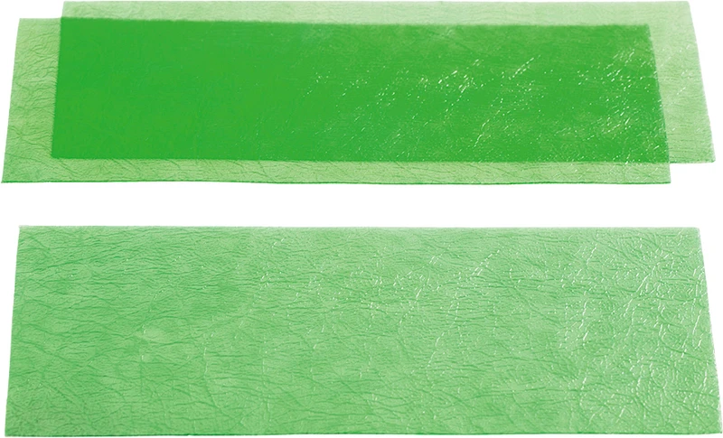 Strukturiertes Gusswachs  Packung  15 Stück grob geadert, 0,4 mm