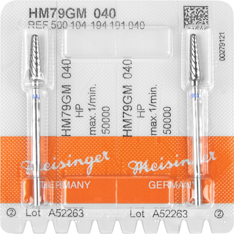 HM-Fräser GM  Packung  2 Stück Sonderkreuzverzahnt, blau standard, HP, Figur 194, 14,2 mm, ISO 040
