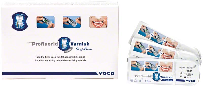 Profluorid® Varnish  Packung  50 x 0,25 ml Melone, Zubehör