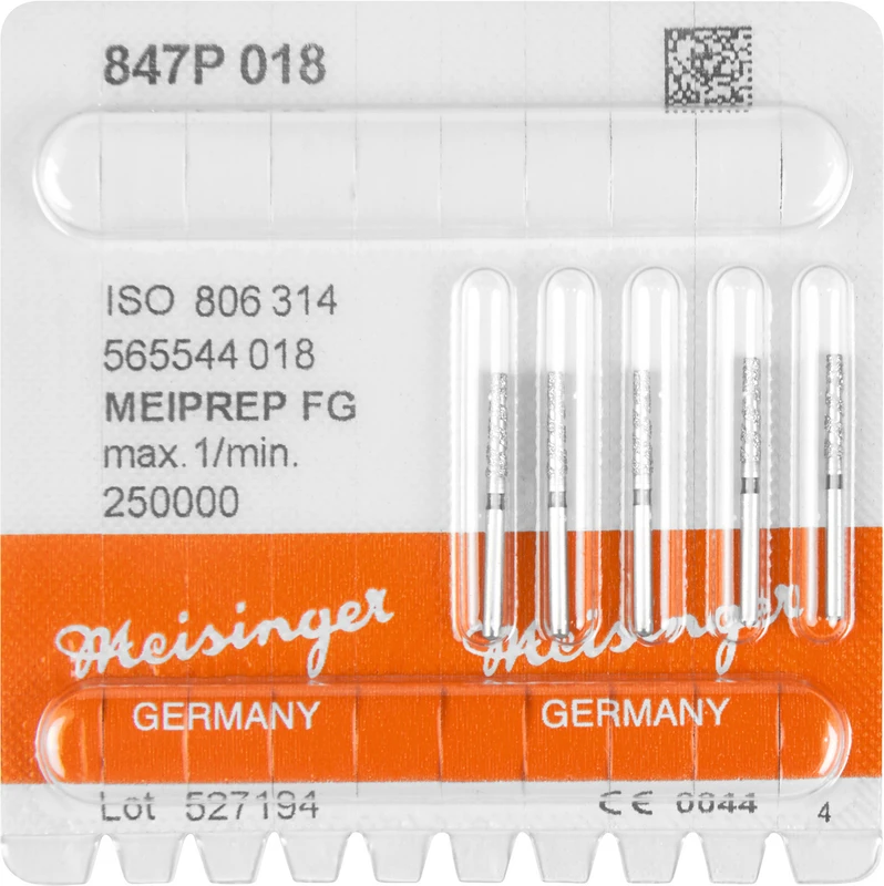 MEIPREP Diamanten  Packung  5 Stück FG, Figur 565 (847P), ISO 018