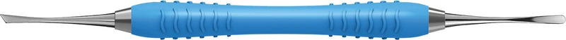 Raspatorium MINI-Glickmann Colori Silikon LS   Stück  3 mm, LiquidSteel, Silikongriff, hellblau
