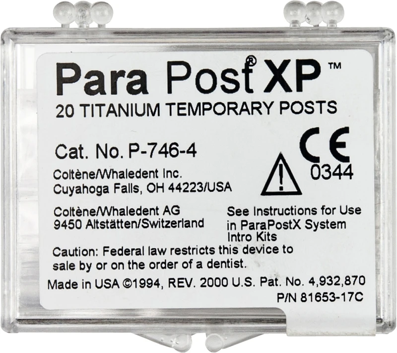ParaPost® XP Temporärstifte  Packung  20 Stück Gr. 4
