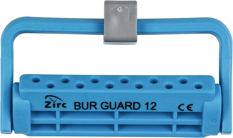 Steri-Bur Guards  Stück  für 12 Instrumente, neonblau, 7,3 x 3,9 x 1 cm