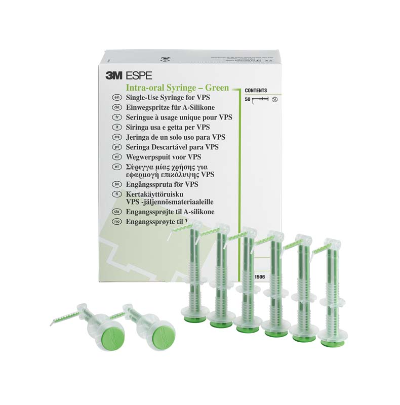 Intra-oral Syringe  Valuepackung  50 Stück grün