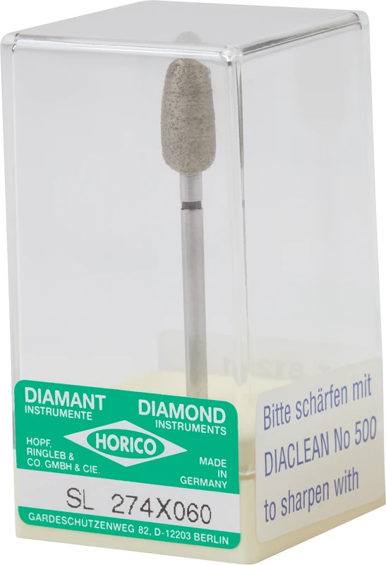 Sinterdiamantschleifer 274  Stück  SL, schwarz extragrob, HP, Figur 274, 14 mm, ISO 060