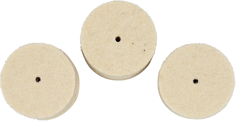 ProfiLab Polierfilz  Packung  12 Stück Scheibe