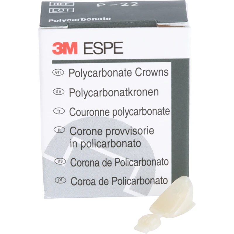 Polycarbonat-Kronen  Packung  5 Stück Nr. 22