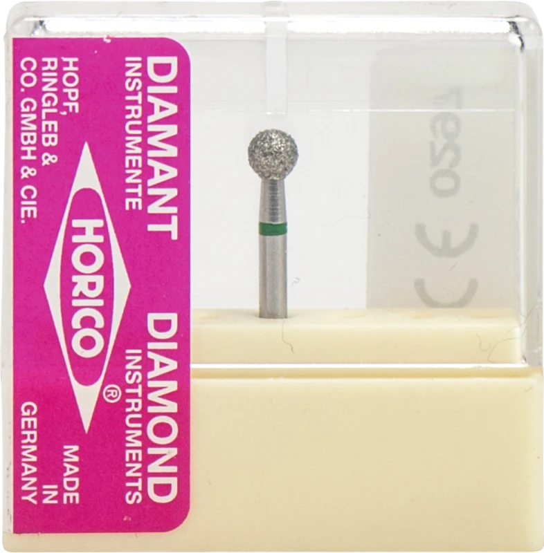 Diamantschleifer 001  Stück  grün grob, FG, Figur 001, ISO 029