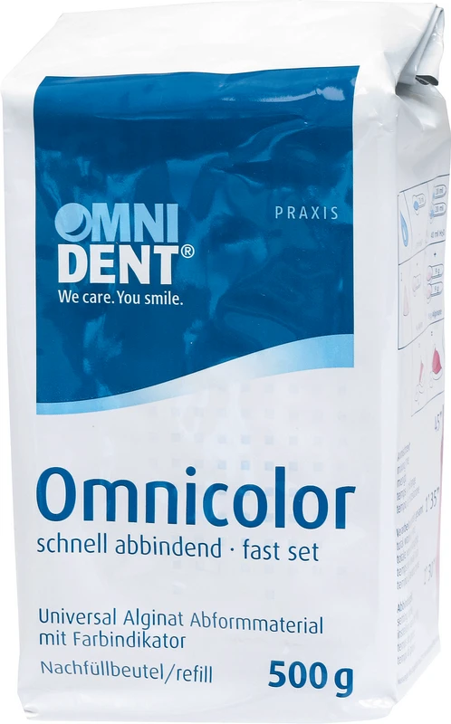 Omnicolor Universal Alginat  Beutel  500 g Pfefferminz