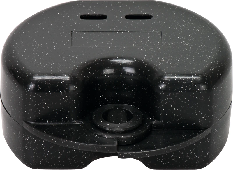 Zahnspangendose Glitter  Stück  anthrazit