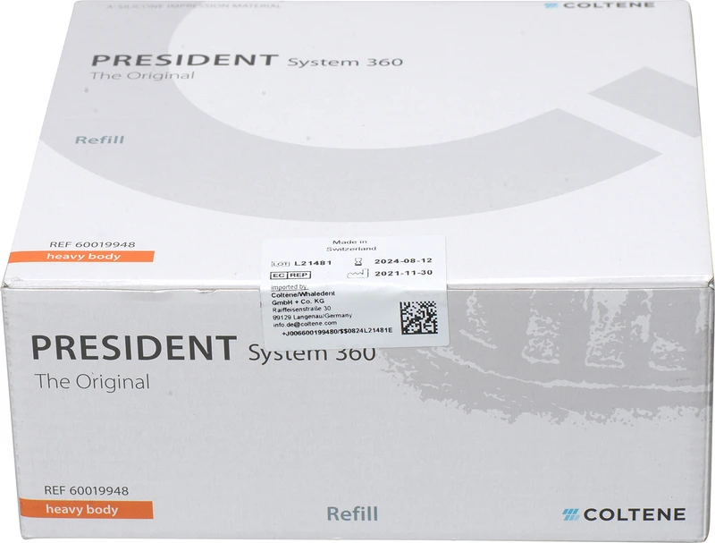 PRESIDENT The Original System 360  Refill  2 x 380 ml Doppelkartusche heavy body